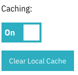 The Cache settings